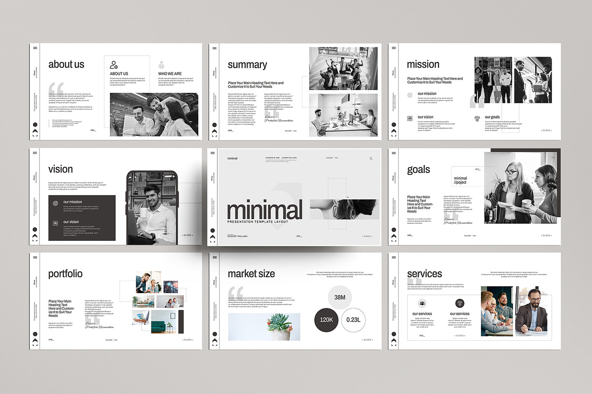 Minimal Presentation Template