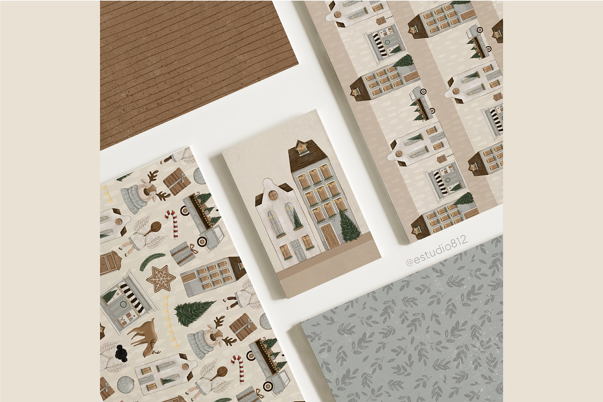 Vintage Christmas, a Decorative Illustration by Estudio 812 (Photo 6 of 7)