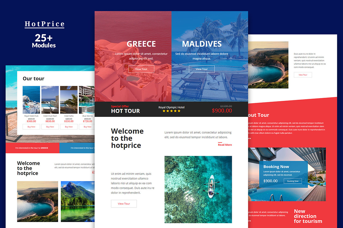 HotPrice Email Template + Builder, an Email Template by WEB4PRO