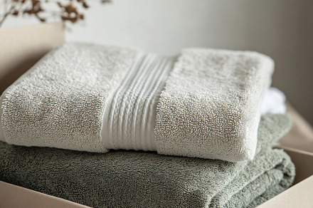 Cozy soft towels set up, an Architecture Photo by Beautiful things