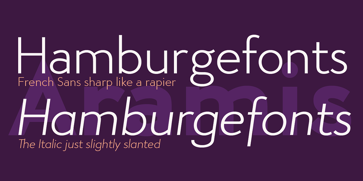 Aramis, a Sans Serif Font by Wiescher-Design (Photo 2 of 6)