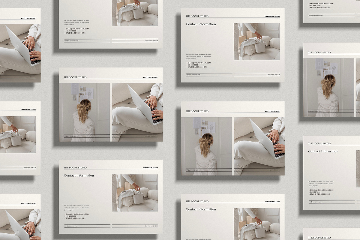 Canva Client Welcome Guide Template preview 2