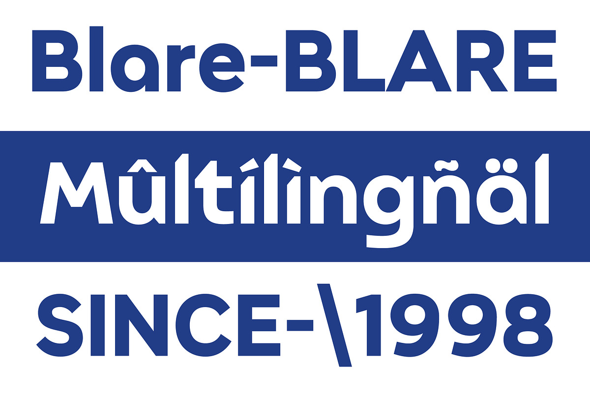 Blare Bold Display Sans Serif Font, a Sans Serif Font by Jaruka (Photo 4 of 11)