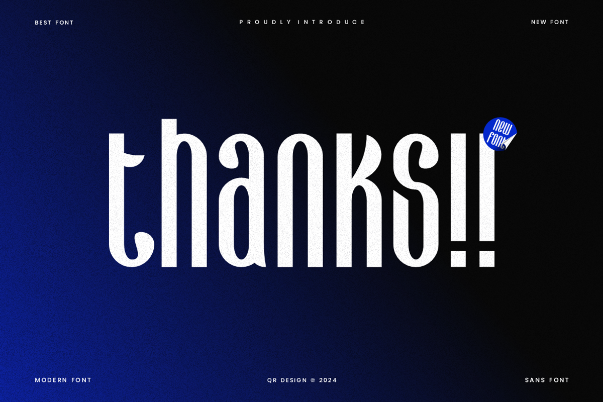 Agdobye - Modern Elegant Font, a Sans Serif Font by QR Design Studio (Photo 6 of 6)
