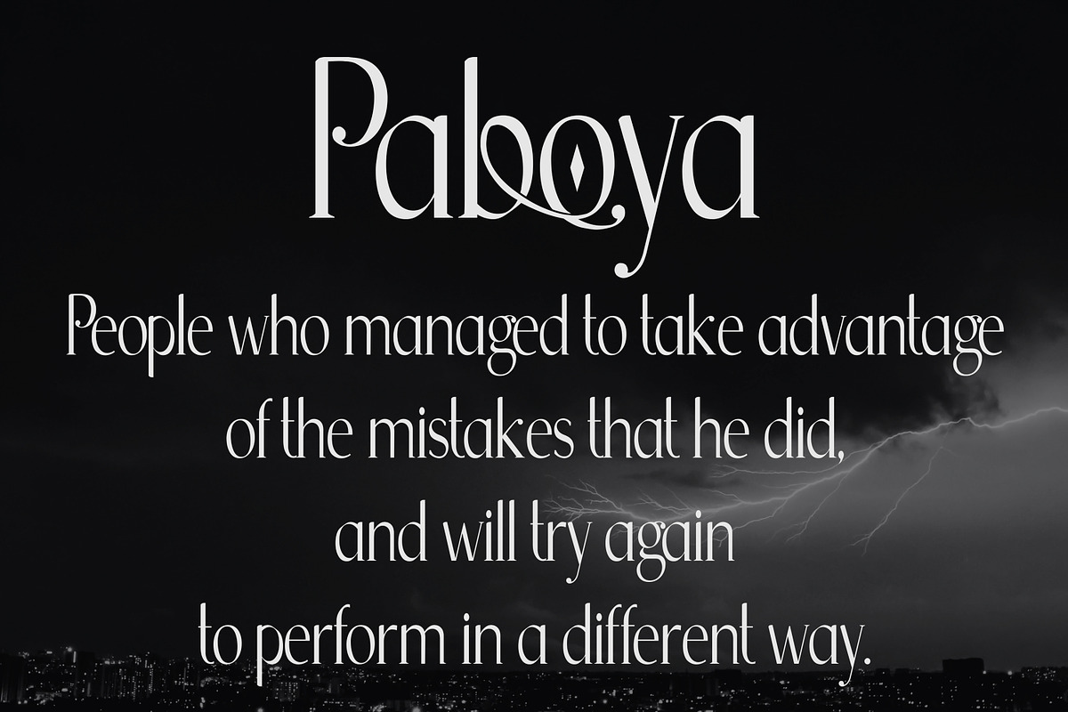 Paboya - Serif style font, a Serif Font by mahstudios (Photo 2 of 8)