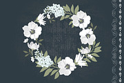 Vintage Black & White Florals, a Decorative Illustration by Lisa Glanz (Thumbnail 2 of 5)