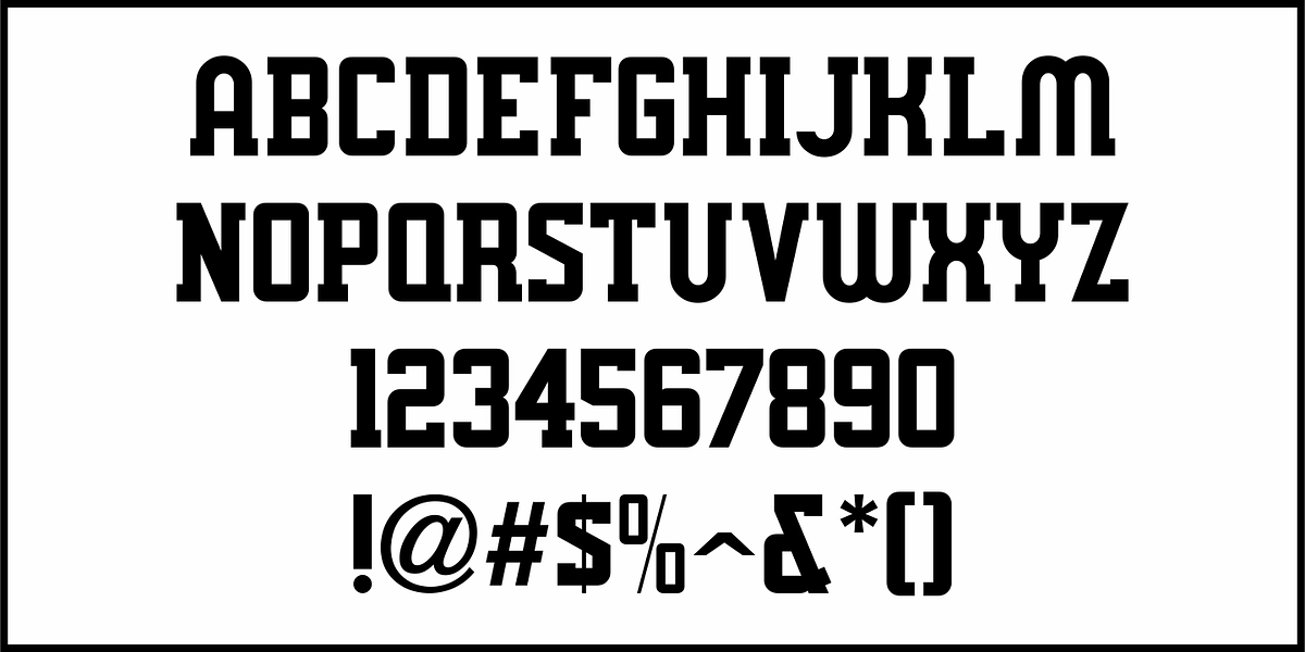 Cinema Titling JNL, a Slab Serif Font by Jeff Levine Fonts (Photo 3 of 5)