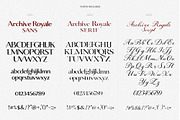 Archive Royal - Vintage Font Trio, a Handwritten Font by AndrewPixelType (Thumbnail 20 of 20)