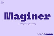 Maginer - Quirky Display Font Family, a Sans Serif Font by Craft Supply Co. (Thumbnail 1 of 8)