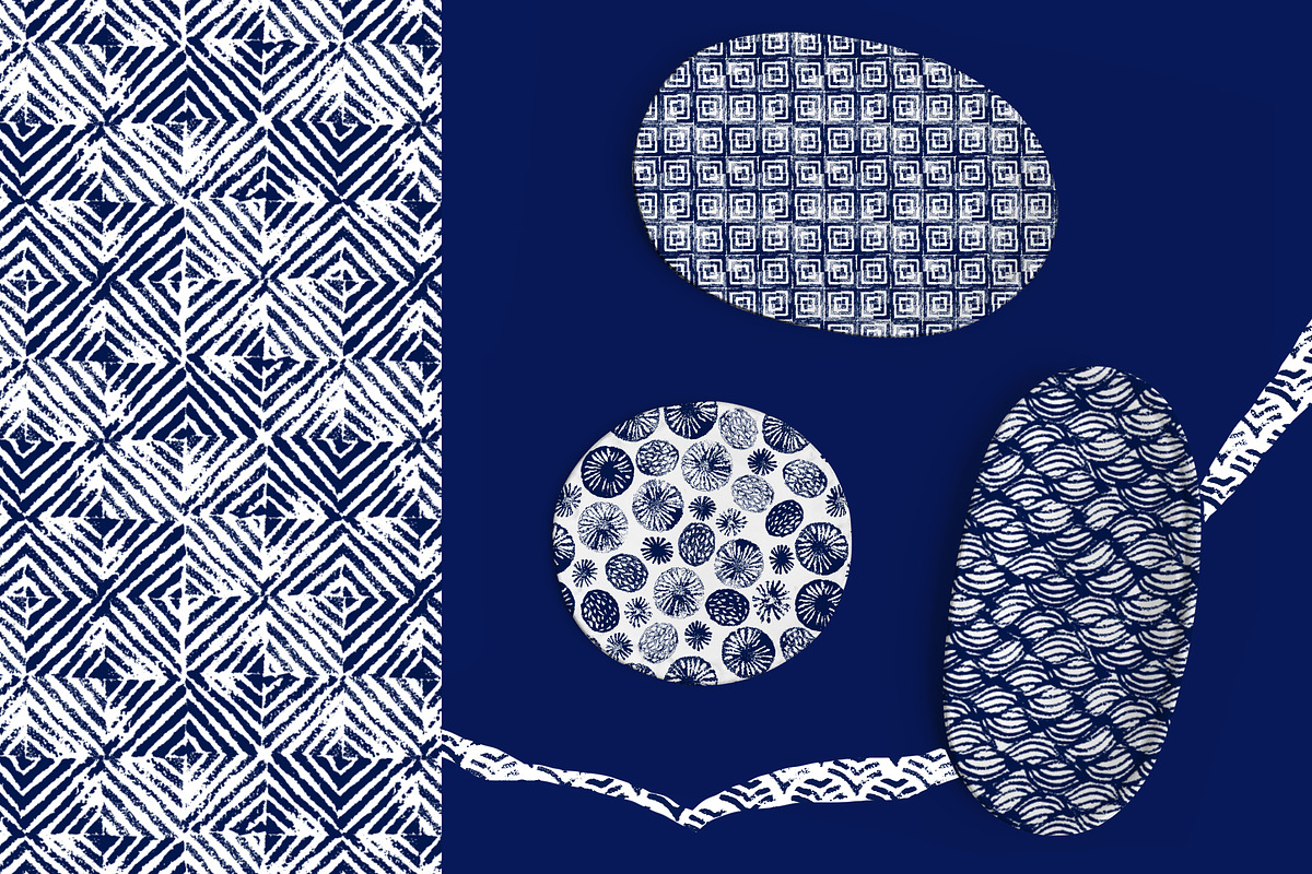 Japanese Vector Patterns & Elements, a Pattern Graphic by Julie&Taily (Photo 11 of 24)
