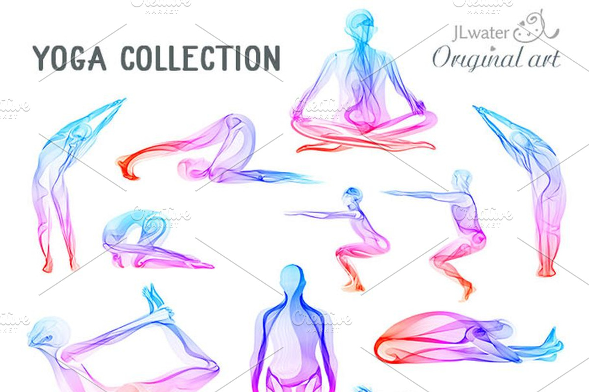 Yoga Asana collection, a Healthcare Illustration by JaneLane (Photo 1 of 4)