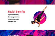 Landing page for personal trainer XD, a Landing Page Template by NeptuneDesign (Thumbnail 2 of 9)
