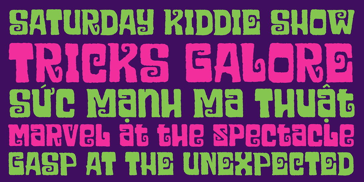 Simsalabim, a Font by One Eyed Squid (Photo 3 of 6)