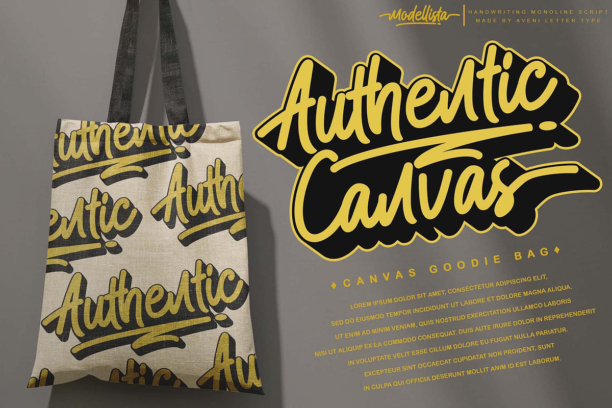 Modellista | Handwriting Font, a Handwritten Font by Aveni Letter Type (Photo 9 of 15)