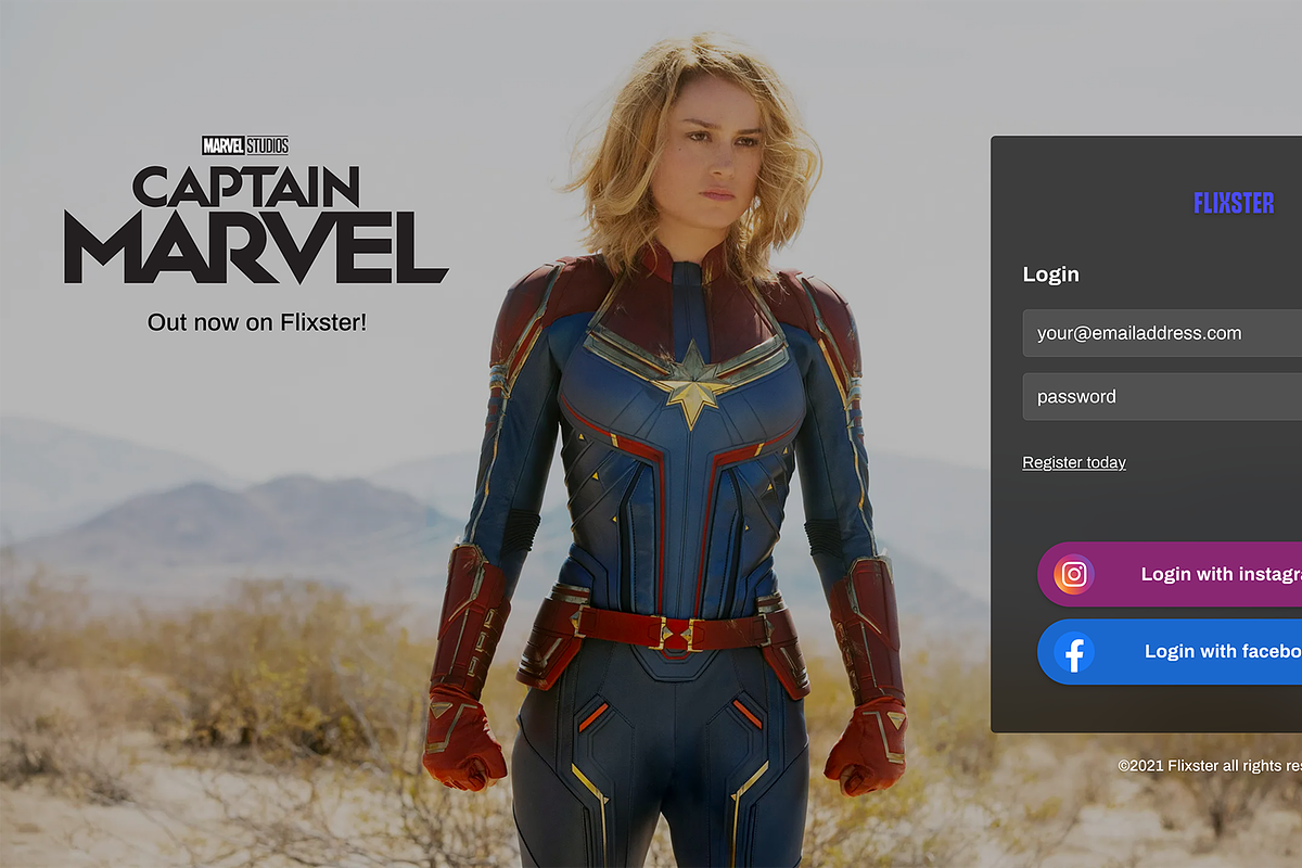 Flixster streaming service web kit, an UI Kit Template by SPACECAKE (Photo 9 of 15)