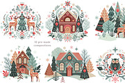 Christmas Folk Vector Collection, a Pattern Graphic by Molly art (Thumbnail 5 of 12)