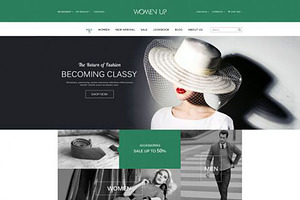 WomenUp Fashion Shopping Theme