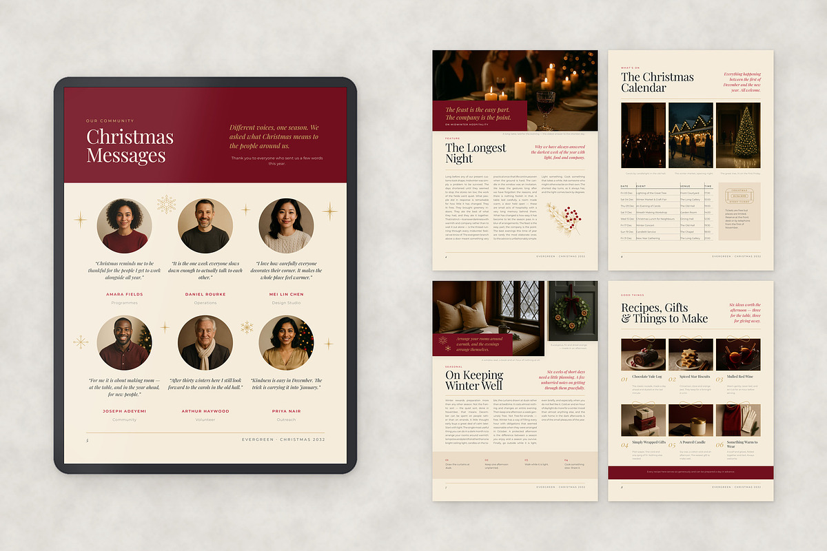 Digital Christmas Magazine Brochure, a Brochure Template by BrandPacks (Photo 3 of 5)