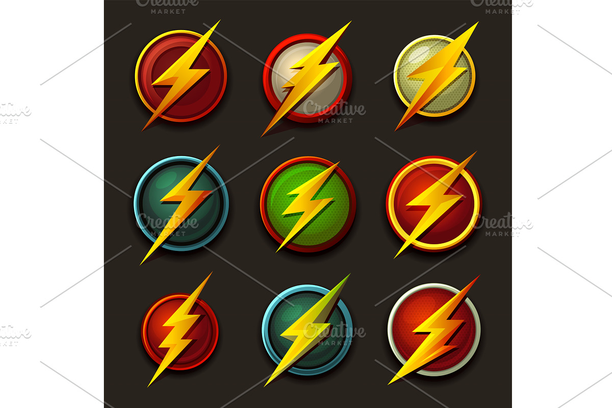 Thunder and Bolt Lighting Flash, an Illustration by in8finity