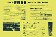 Wood Mockups + 5 FREE WOOD VECTORS, a Texture Graphic by Texture Club (Thumbnail 4 of 4)