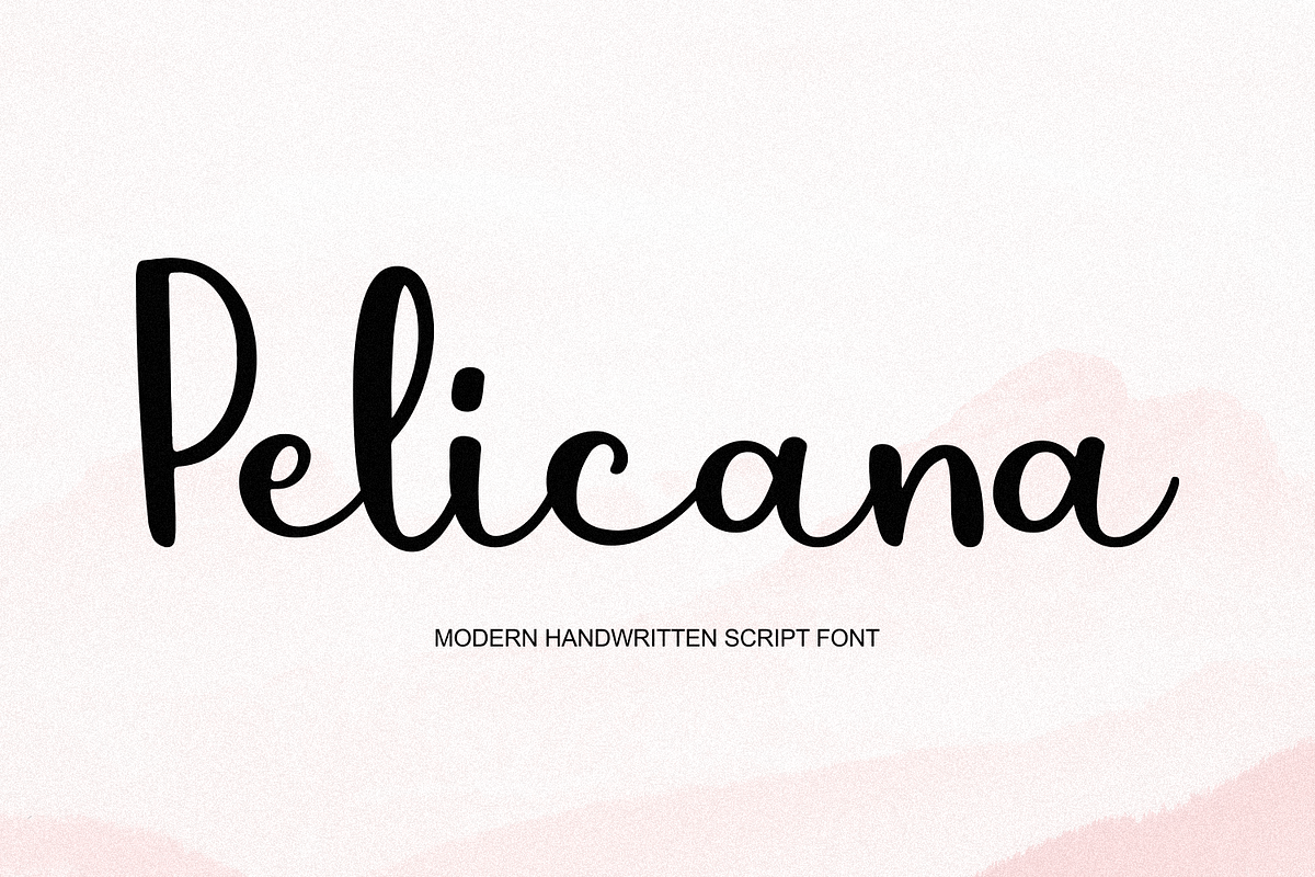Pelicana, a Script Font by Forberas Club (Photo 1 of 8)
