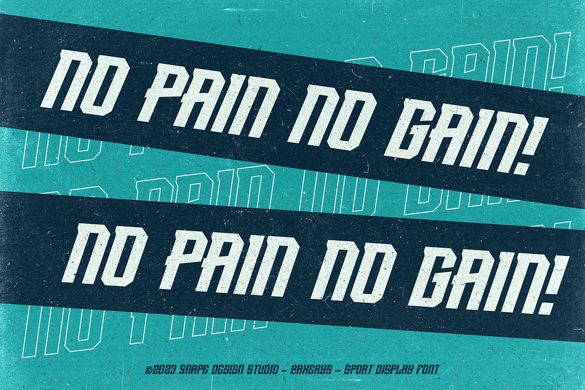 Baxerys - Sport Font, a Sans Serif Font by Snape Design Studio (Photo 4 of 5)