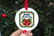 Christmas Bell Frame  PNG, an Illustration by CreationArt (Thumbnail 3 of 4)