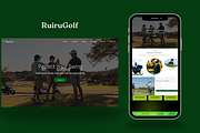 RuiruGolf-Golf Website Template, a HTML Template by NomaTemplates (Thumbnail 1 of 13)