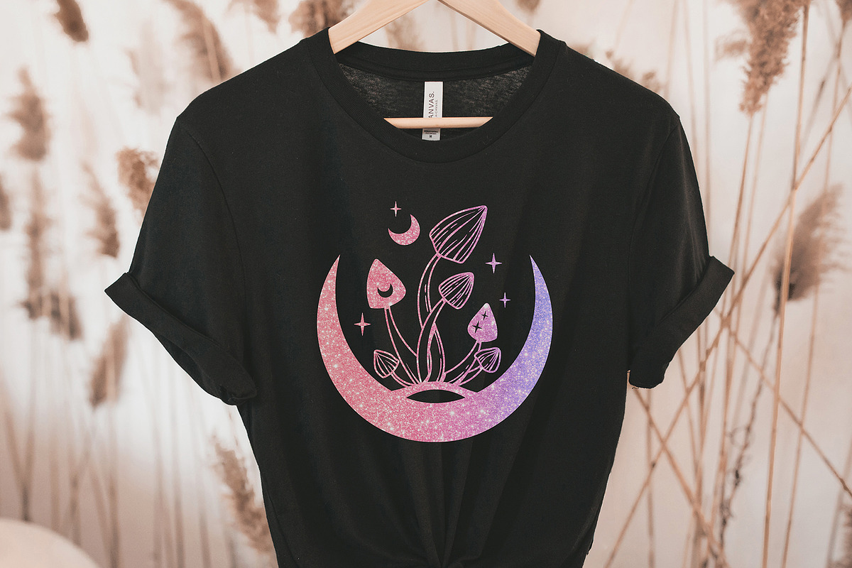 Moon flowers - celestial graphic kit, an Illustration by My Space Garden (Photo 18 of 18)