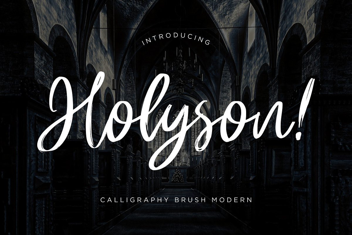Holyson Calligraphy Wedding Font