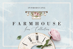 Farmhouse Icon Collection, an Outline Icon by Polar Vectors