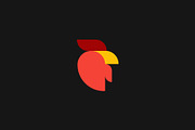Chicken Rooster Simple Logo Design, a Branding & Logo Template by Vectoryzen (Thumbnail 1 of 2)