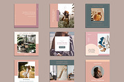 Fashion Blogger Instagram Templates, a Social Media Template by Grandview Collective (Thumbnail 4 of 4)