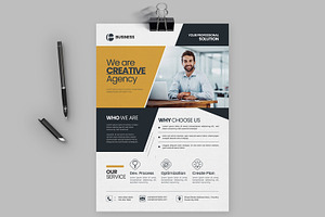 Creative Agency Flyer Design, a Flyer Template by ContestDesign