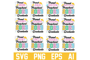 Proud Graduate Family 2025 Bundle, an Object Graphic by EllaMaiyaali