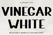 Vinegar White, a Script Font by FreshTypeINK (Thumbnail 1 of 8)
