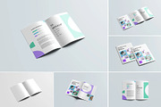 A4 Bifold Brochure Mockup, an Advertising Mockup by Se٧enStudio (Thumbnail 1 of 6)