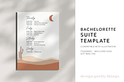 Desert Bachelorette Suite Template, a Templates & Theme by designprettythings (Thumbnail 1 of 5)