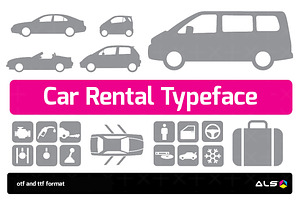 Car Rental Typeface