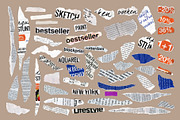 Newspaper Clippings Torn Papers PNG, an Object Graphic by ilonitta (Thumbnail 6 of 7)
