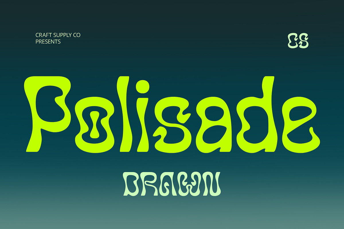 CS Polisade Drawn, a Sans Serif Font by Craft Supply Co. (Photo 1 of 8)