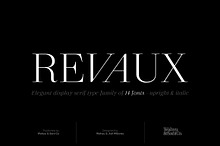 Revaux | Display Serif Family