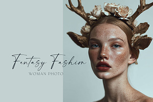 Editorial Fashion Deer Woman Photo, a Person Photo by KaramfilaS