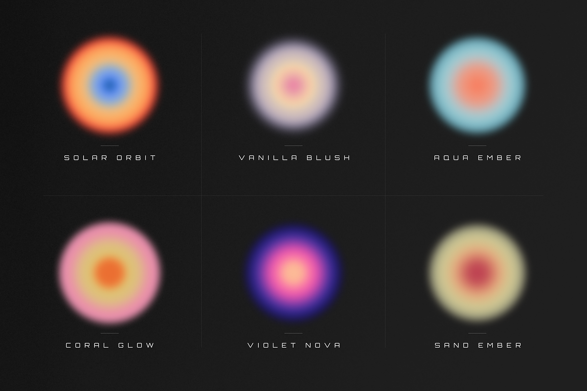 Radial Aura — 80 Radial Gradients, a Gradient Add-On by Ceaso Store (Photo 5 of 8)