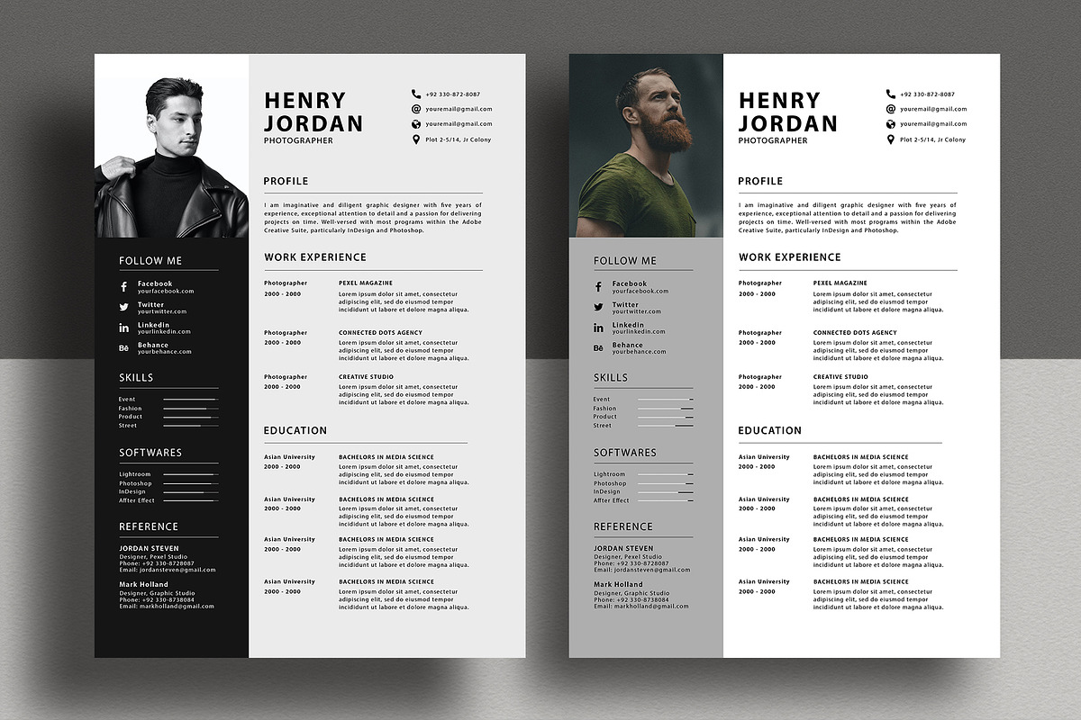 Clean Resume/CV, a Resume Template by Saman Osama (Photo 4 of 4)