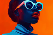 109 Fashion models in sunglasses, a Beauty & Fashion Photo by Handmadefont (Thumbnail 10 of 113)