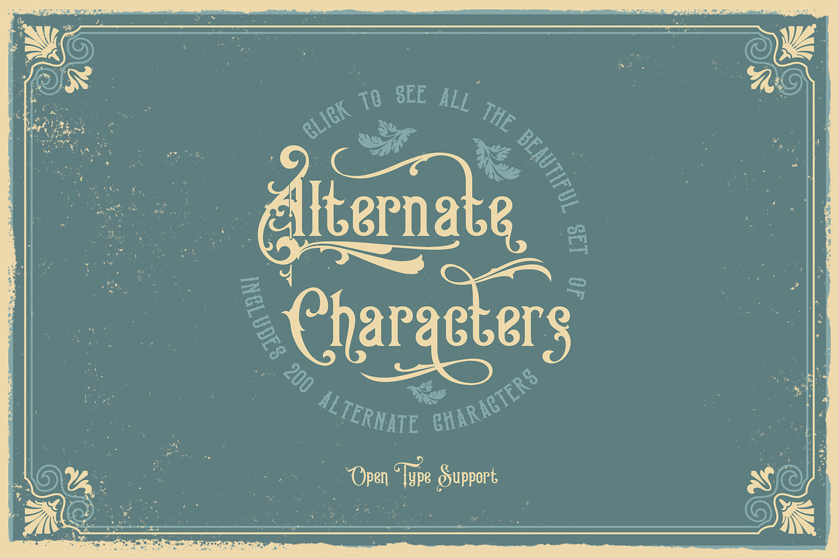 Victorian Fonts Collection preview 7