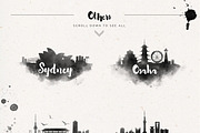 85 - Watercolor City Skylines, a Branding & Logo Template by Kursat Unsal (Thumbnail 4 of 4)