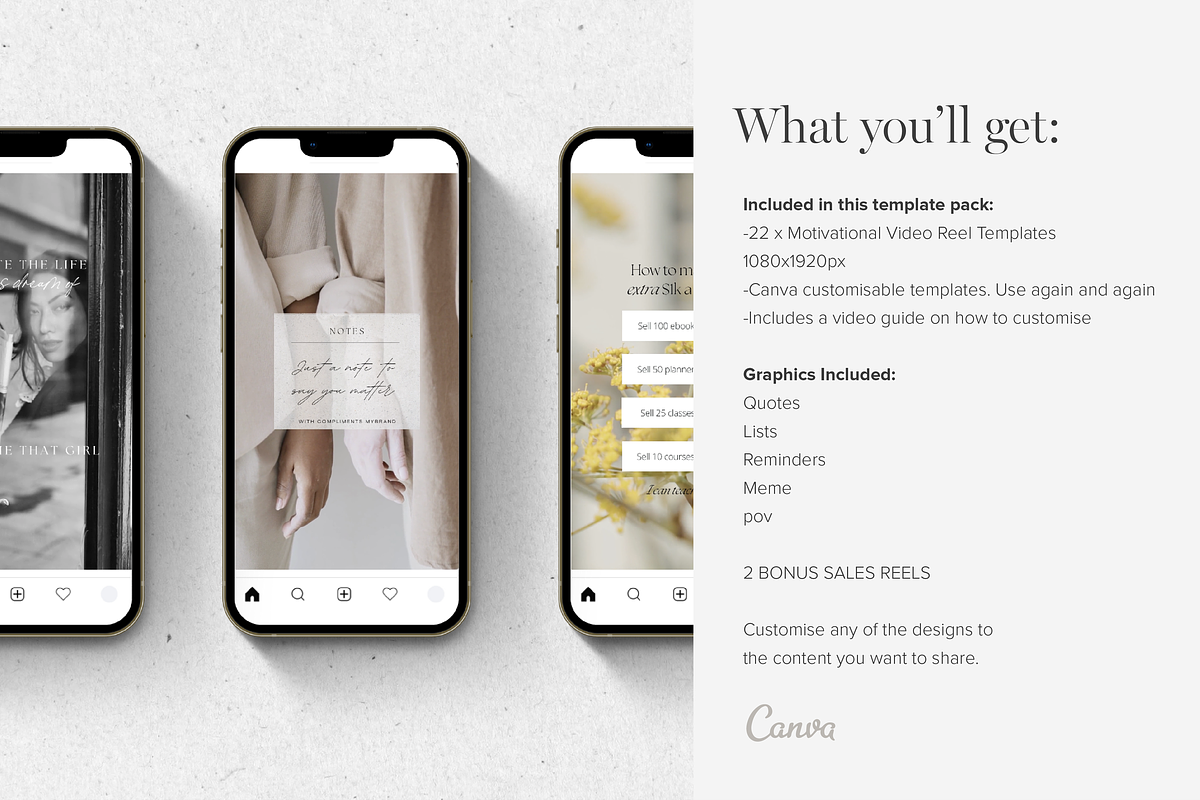 Instagram Quote Reels Templates, a Social Media Template by Tabitha Emma (Photo 6 of 10)