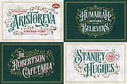 Vintage Font Bundle & Ornaments, a Font by Arterfak Project (Thumbnail 4 of 13)